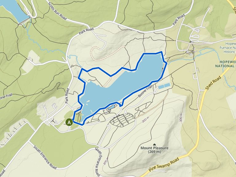 Hopewell Lake Loop French Creek State Park Collection biking and